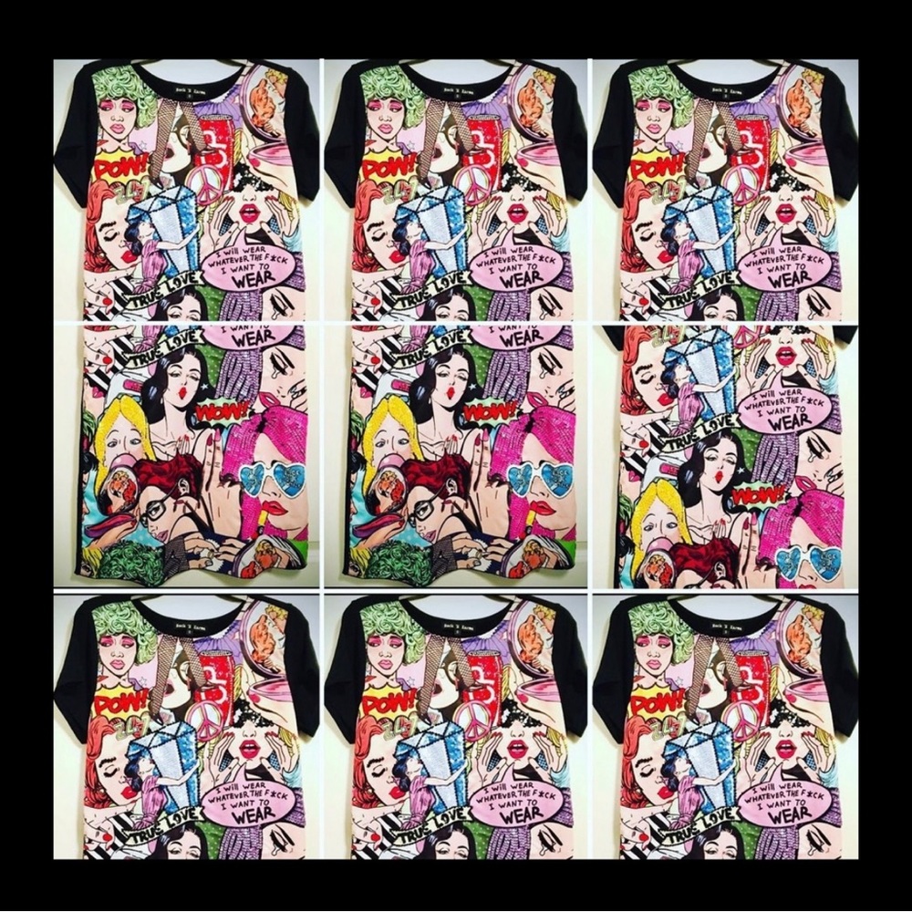 Graphic Print Women's Dress